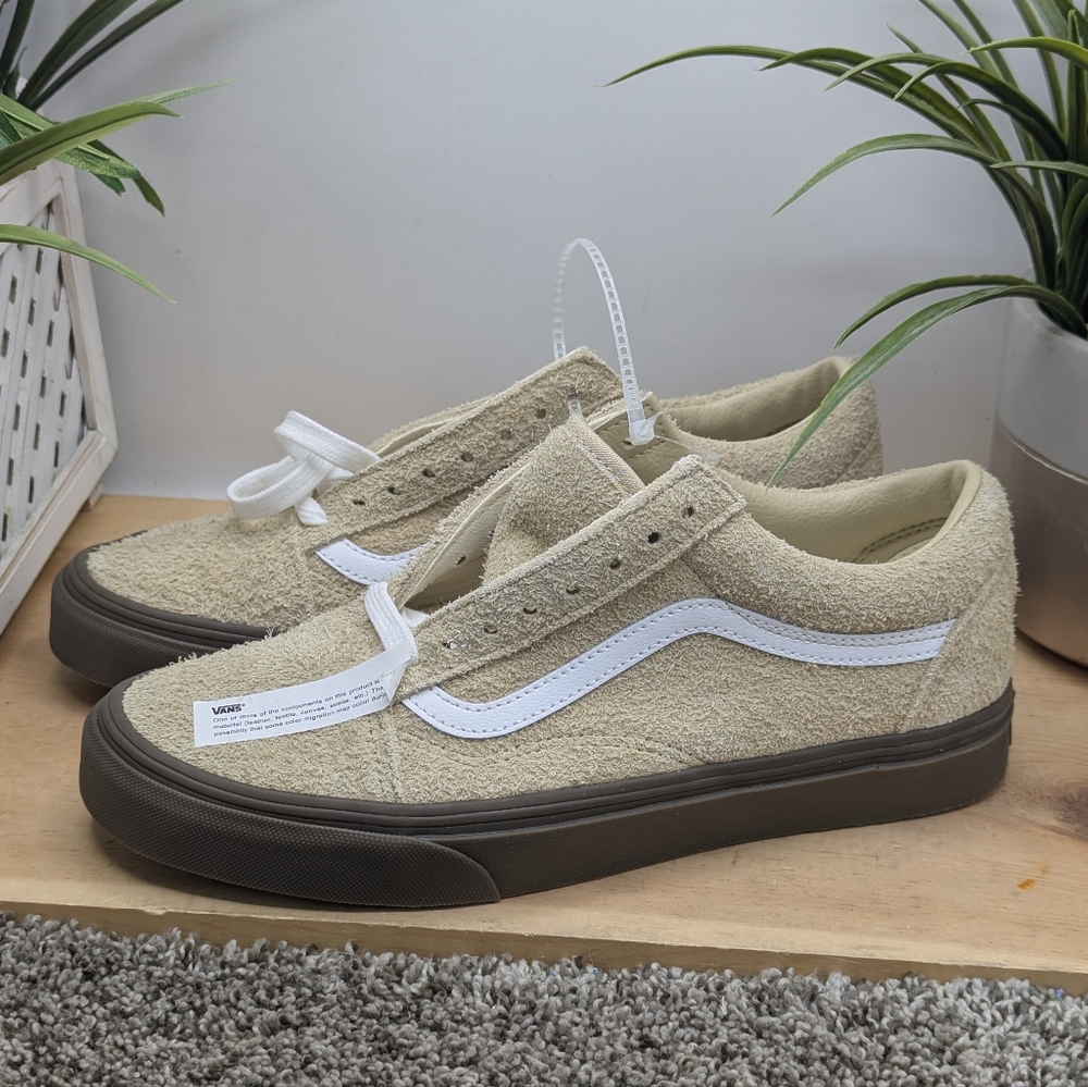 New Vans Old Skool Hairy Gym Sole Low Top Mens Size 8 Shoes Women's 9.5